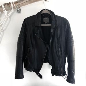 Muubaa Leather Moto Jacket
